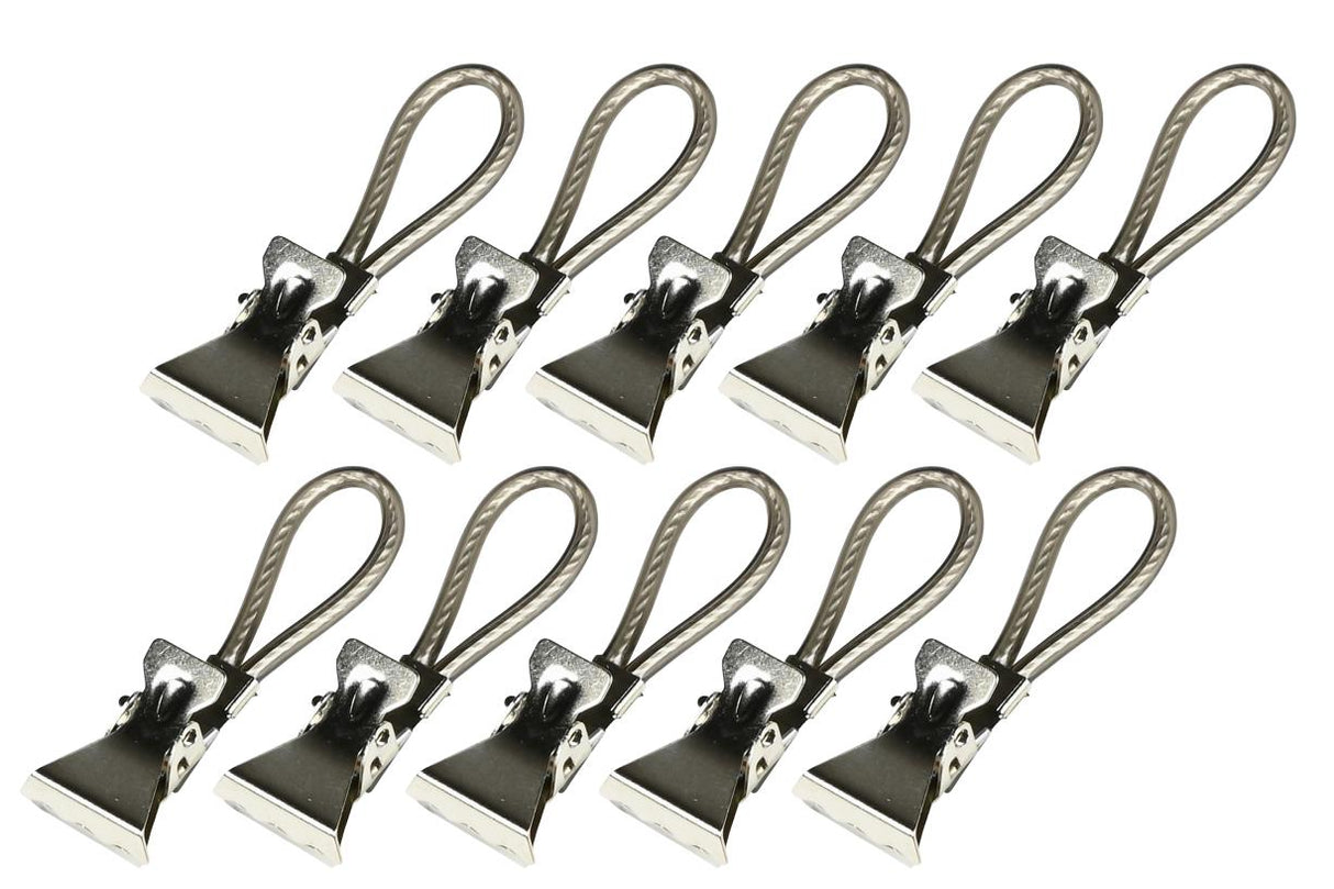 Handdoekknijpers zwart 10 dlg