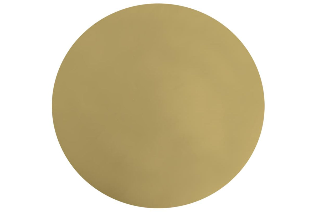 Coasters gold stainless steel 8,5 cm 6 pcs + holder