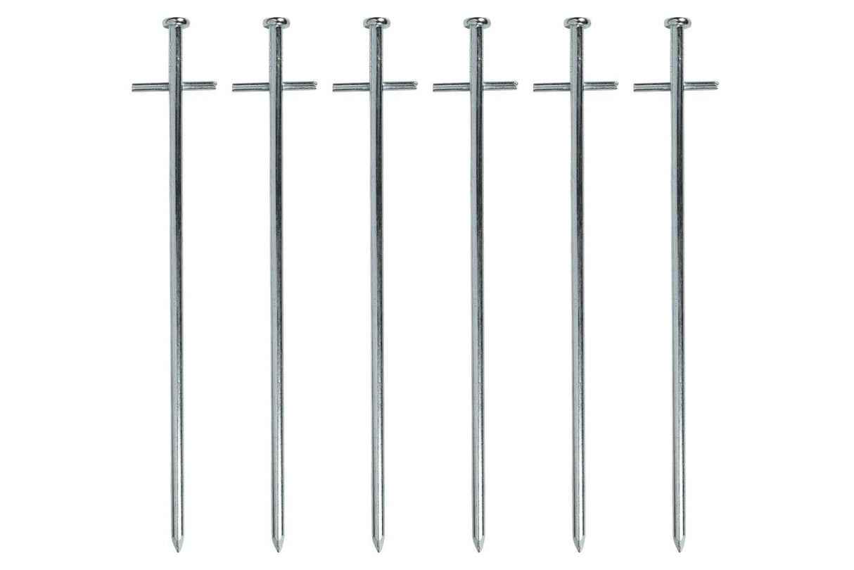 Piquets de tente sol dur 6 pcs