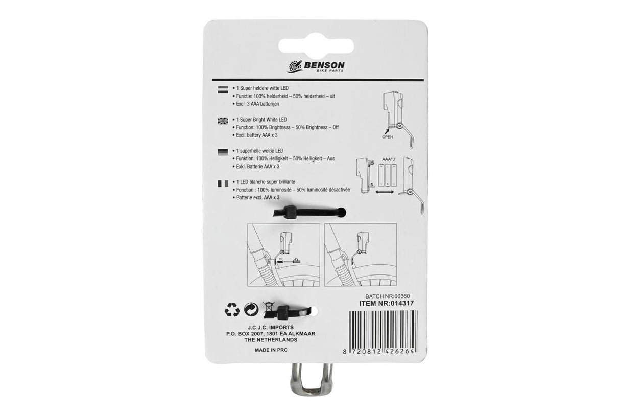 Phare vélo sport LED