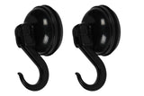 Hook suction cup 2 pcs  Ø35 mm 2 kg black