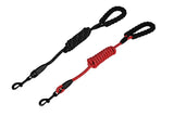 Dog leash round comfort 12 mm x 200 cm reflective mix