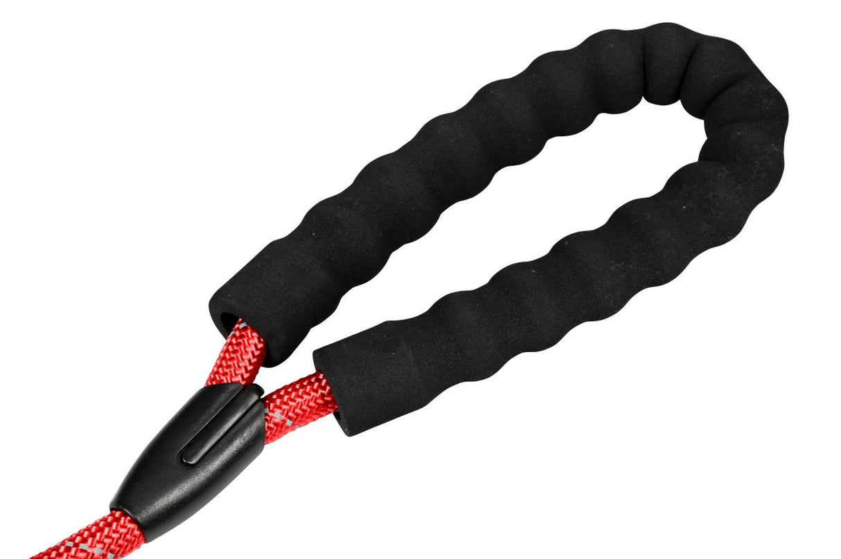 Dog leash round comfort 12 mm x 200 cm reflective mix