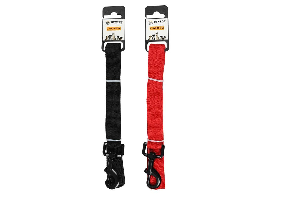 Dog leash flat comfort 25 mm x 200 cm mix