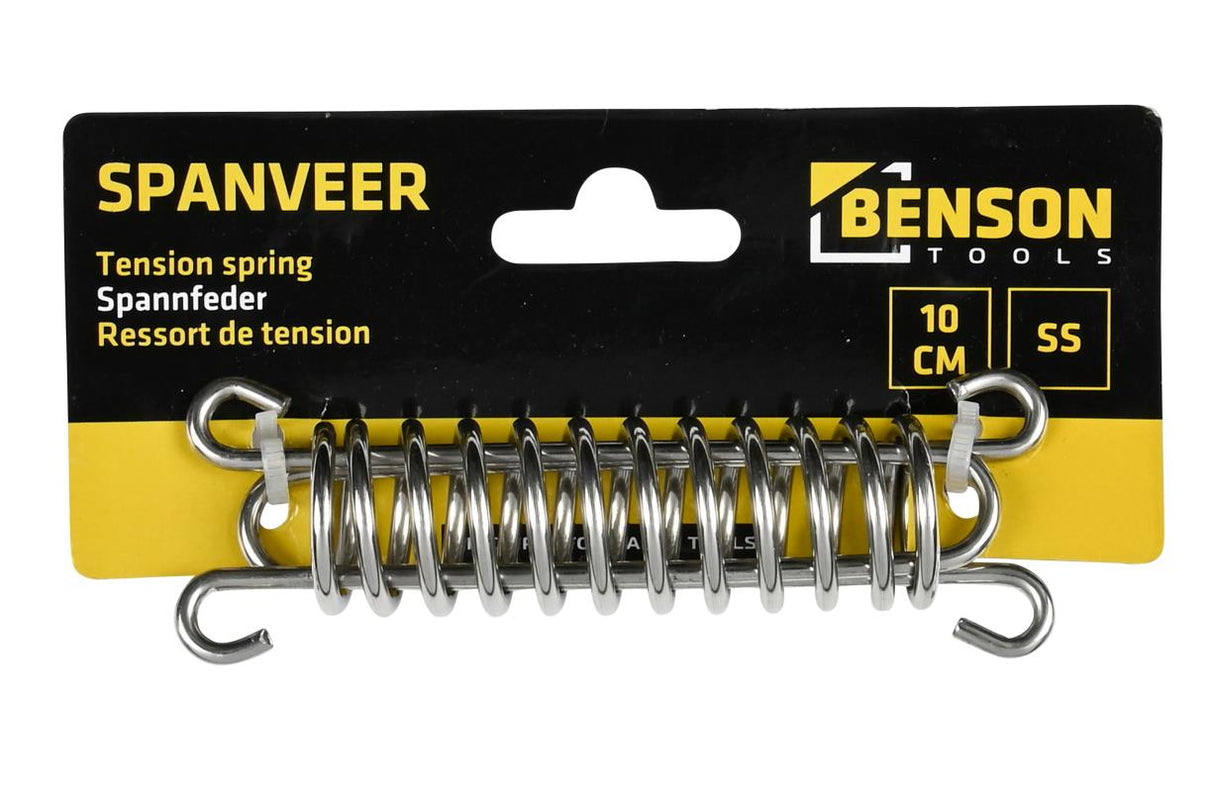 Tension spring 10 cm stainless steel