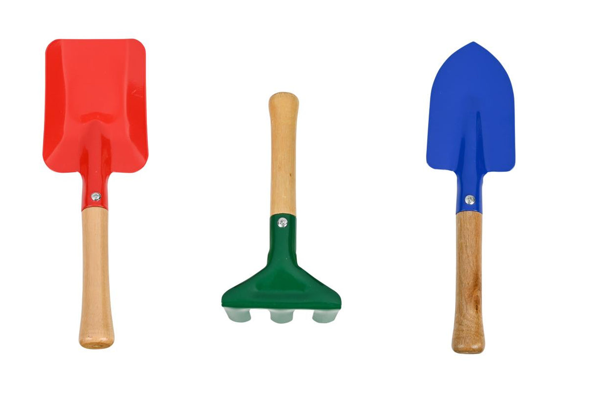 Gartenwerkzeug-Set 3-tlg Kinder
