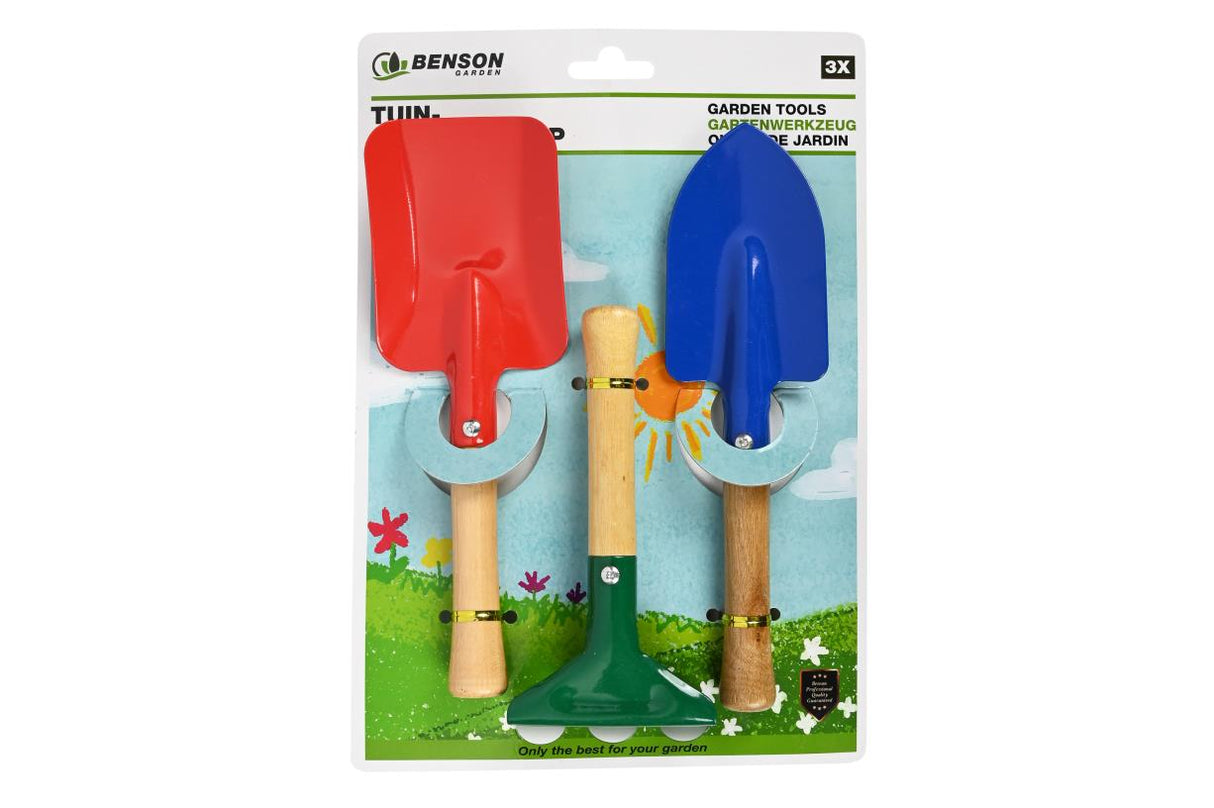 Tuingereedschap set 3 dlg kind