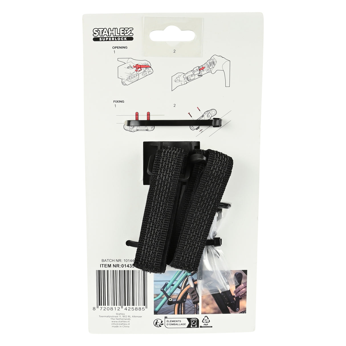 Vouwslot Ultraguard 85 cm met houder