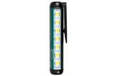 Walking/flashlight compact with magnetic clip display