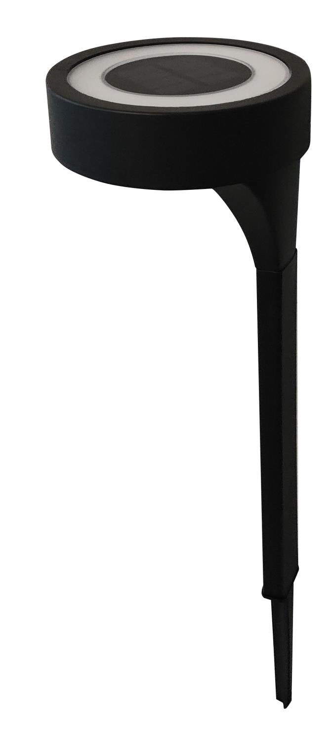 Garden light solar modern round display