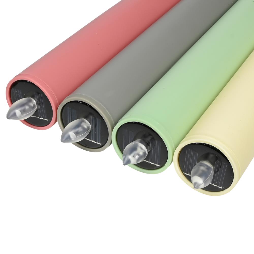 Garden light solar torch candle mix display