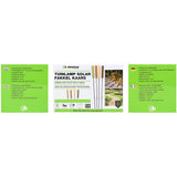 Garden light solar torch candle mix display