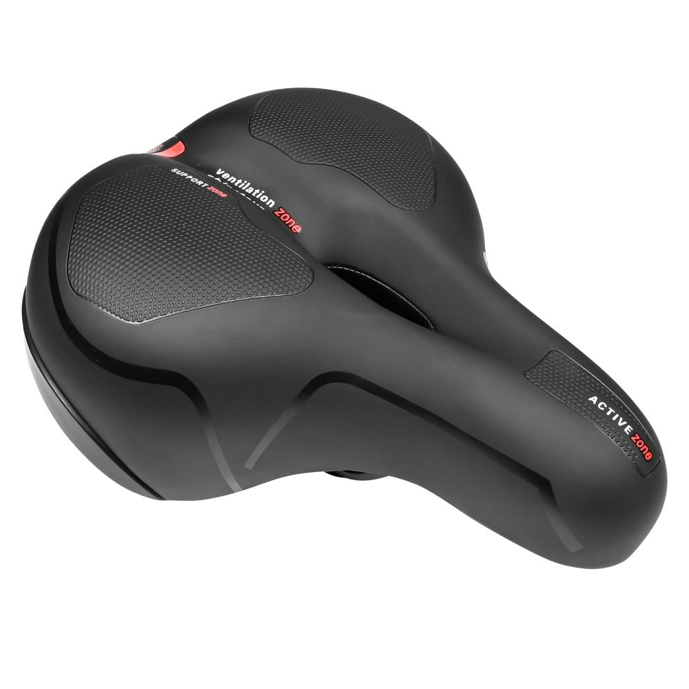 Bicycle saddle comfort large ventilation
