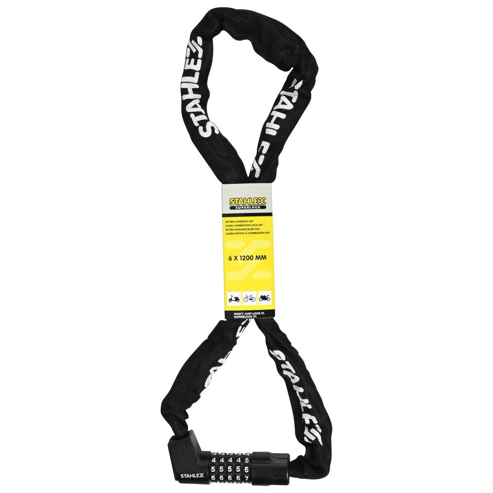 Ketting cijferslot 649 6 x 1200 mm