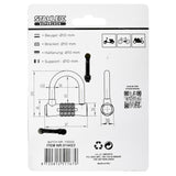 U combination lock 670 97 x 104 mm