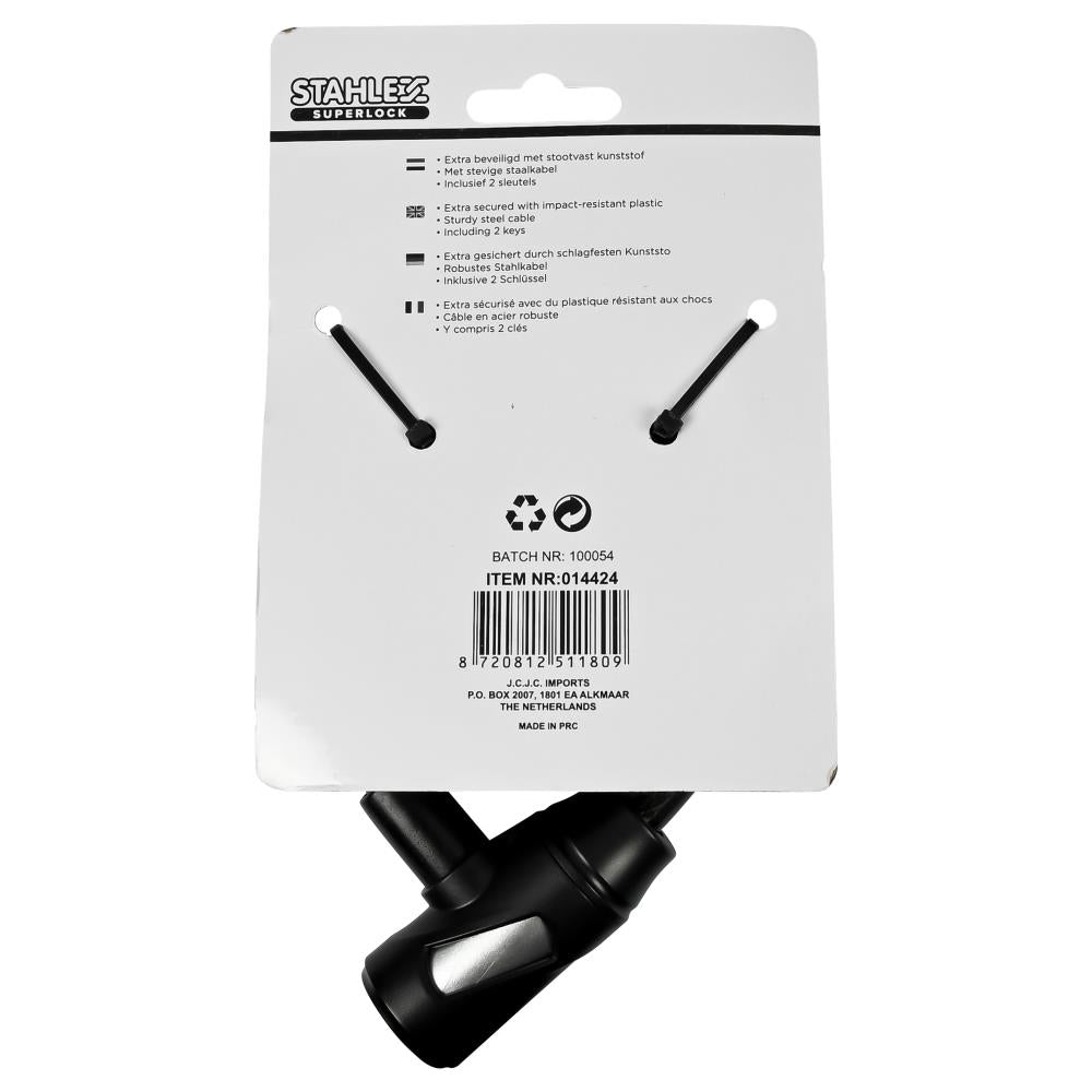 Antivol câble Cycloshield 12 x 1200 mm