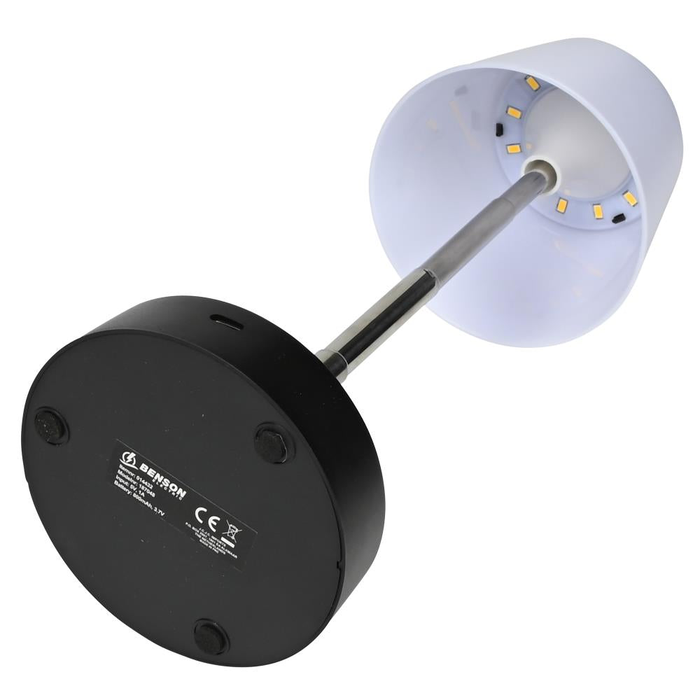 Lamde de table LED dimmable rechargeable télescope display