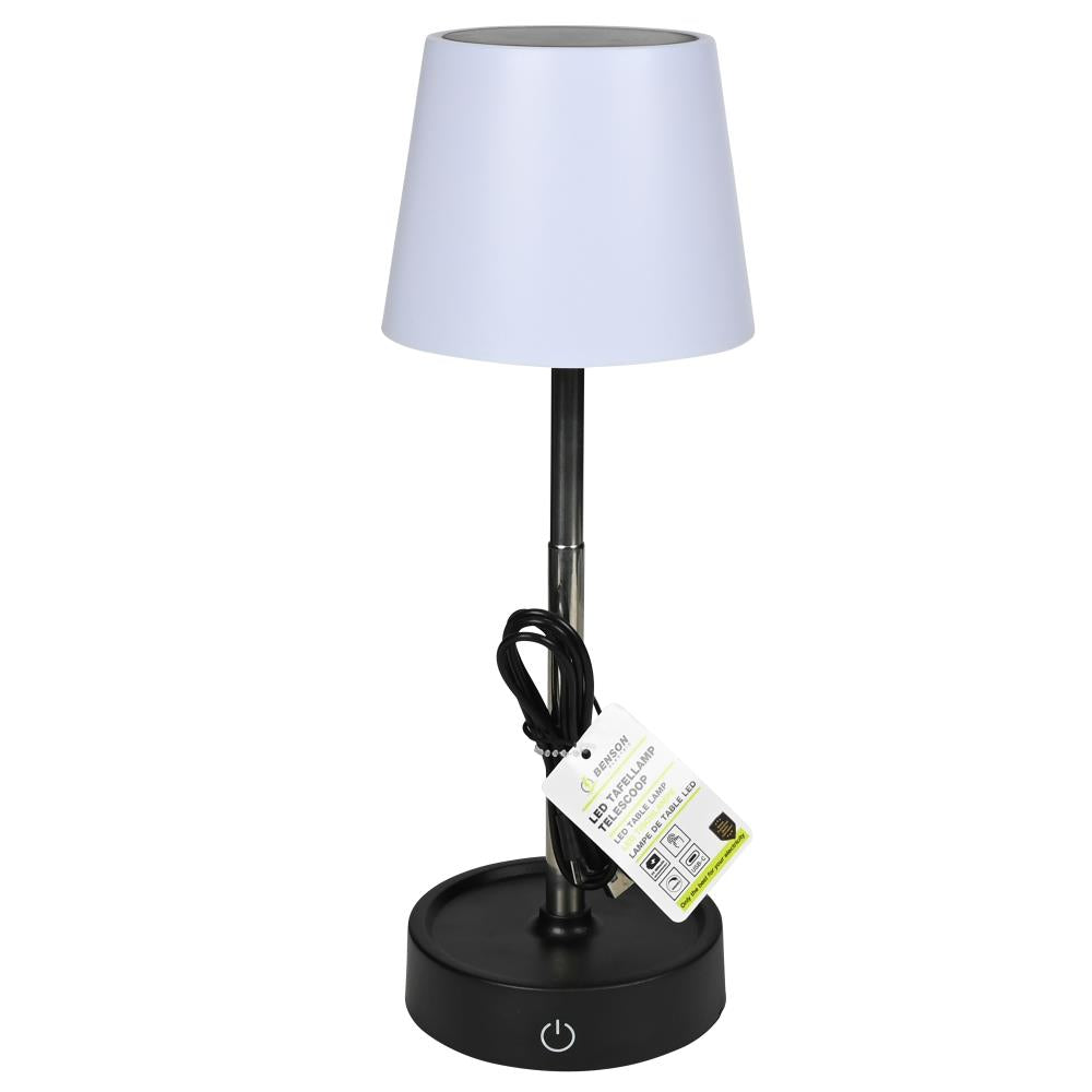 Lamde de table LED dimmable rechargeable télescope display