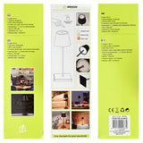 Lampe de table LED rechargeable alu de luxe 38 cm