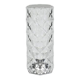 Lampe de table LED cristal rechargeable + télécommande