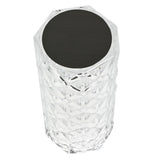 Lampe de table LED cristal rechargeable + télécommande