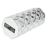 Lampe de table LED cristal rechargeable