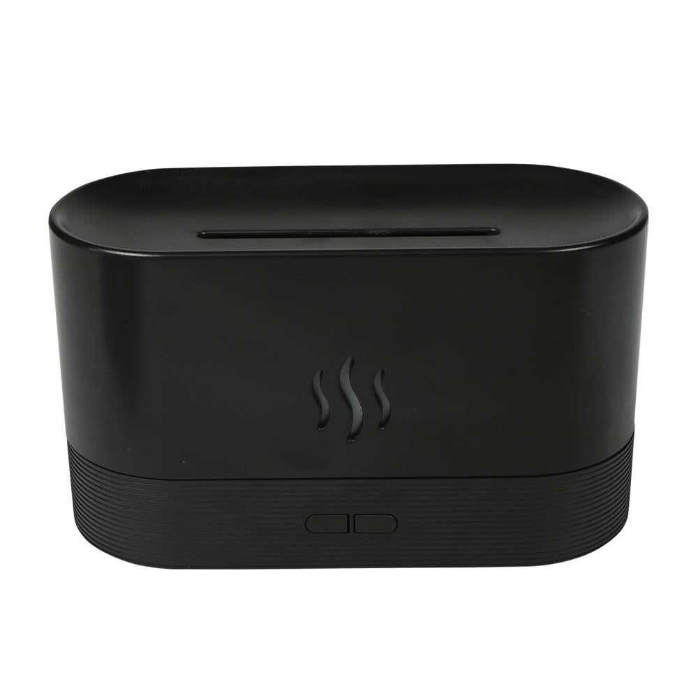 LED air humidifier with flame effect