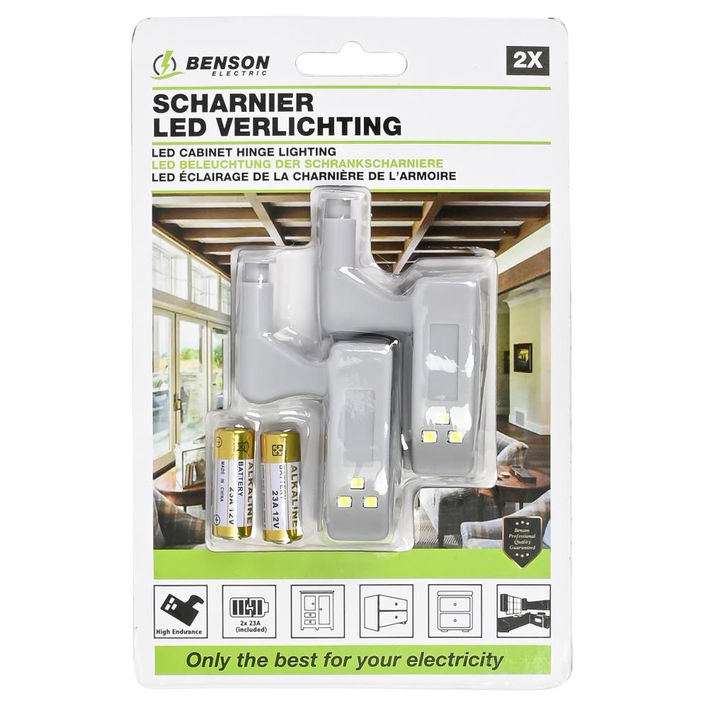 LED cabinet hinge lighting automatically 2 pcs