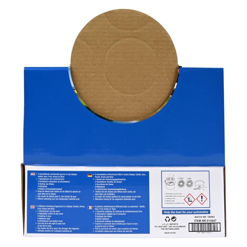 Auto luchtverfrisser mix display