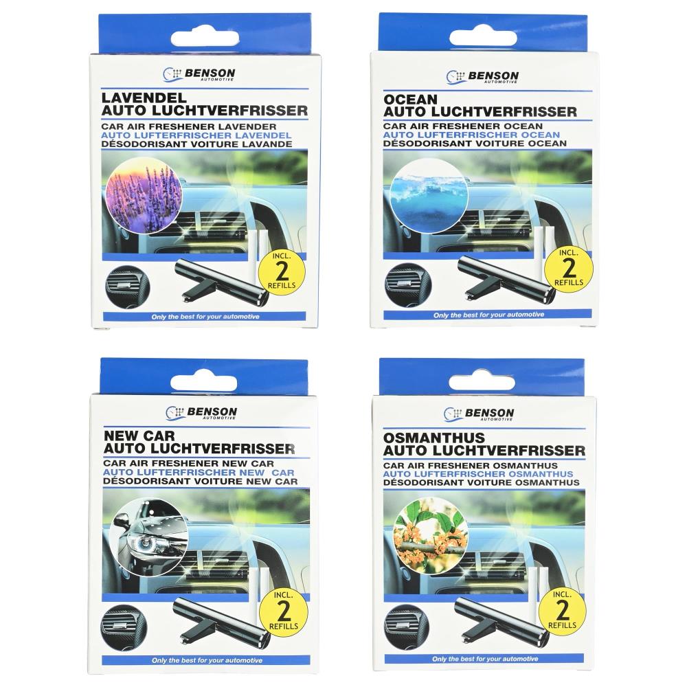 Auto luchtverfrisser aluminium mix display