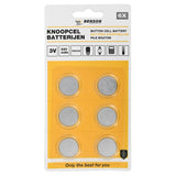 Batterij knoopcel 3V CR2032 lithium 6 dlg