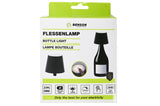 Flessenlamp zwart