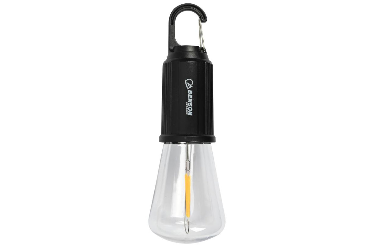 Campinglamp met karabijnhaak oplaadbaar