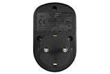 Socket with USB-A and USB-C charger black