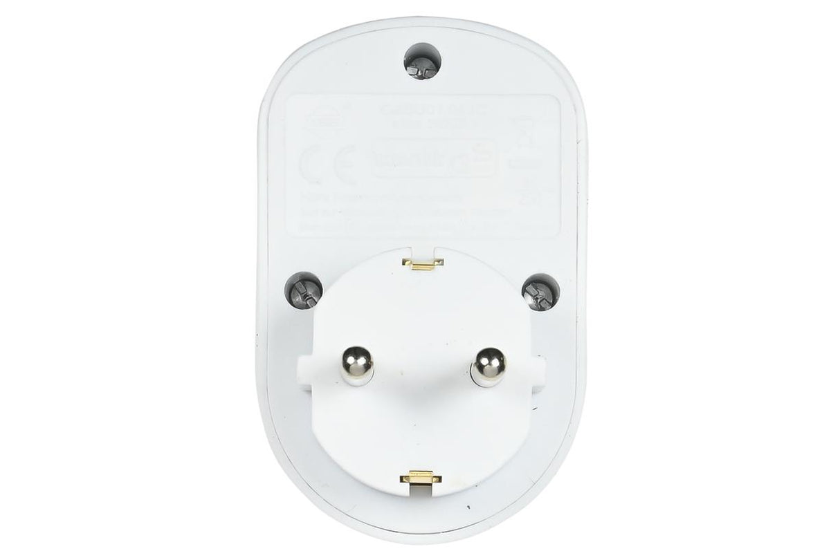 Prise avec USB-A et USB-C USB blanc