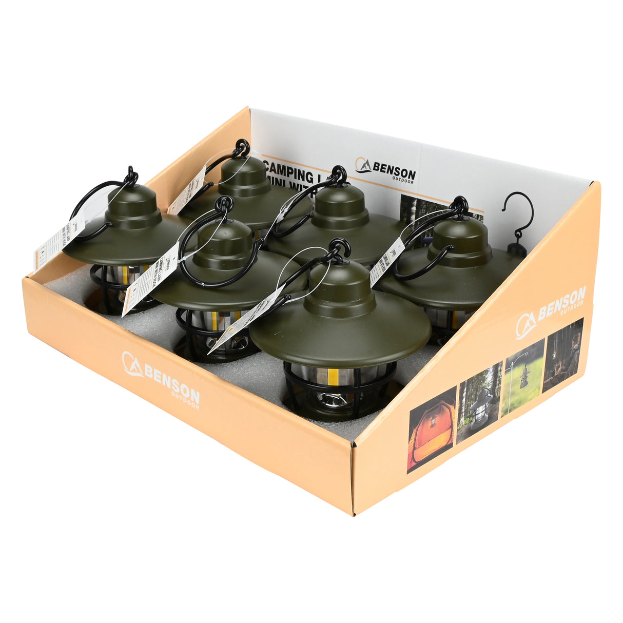 Campinglampe Mini mit Hakendisplay