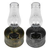 LED oil lamp solar with flame effect mix