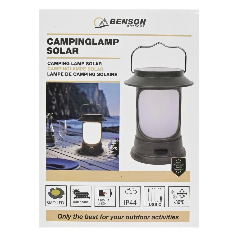 Camping lamp solar