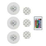 LED disco party licht met afstandsbediening 3 dlg