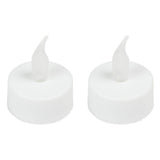 LED bougie chauffe-plat effet de flamme 2 pcs