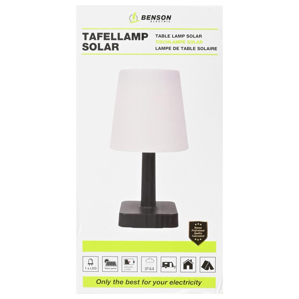 Lampe de table solaire