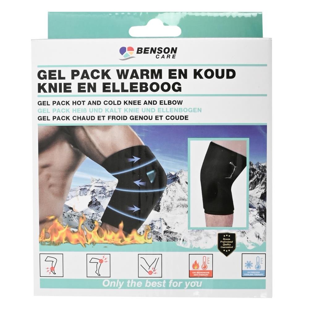 Hot cold pack for elbow and knee