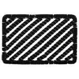 Door mat brush mat 40 x 60 cm black