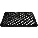 Door mat brush mat 40 x 60 cm black