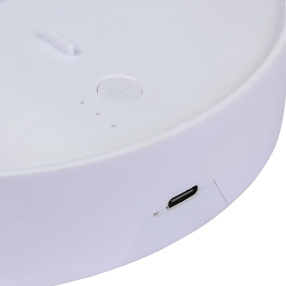 Fan foldable and rechargeable white