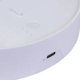 Fan foldable and rechargeable white