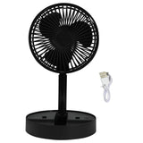 Ventilator faltbar und wiederaufladbar schwarz