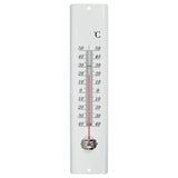 Thermometer metal white 30 cm