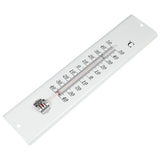 Thermometer metal white 30 cm