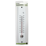 Thermometer metal white 30 cm
